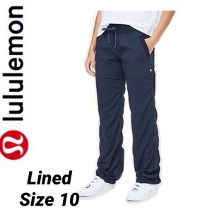 Lululemon Dance Studio Pants Blue/ Navy size 10